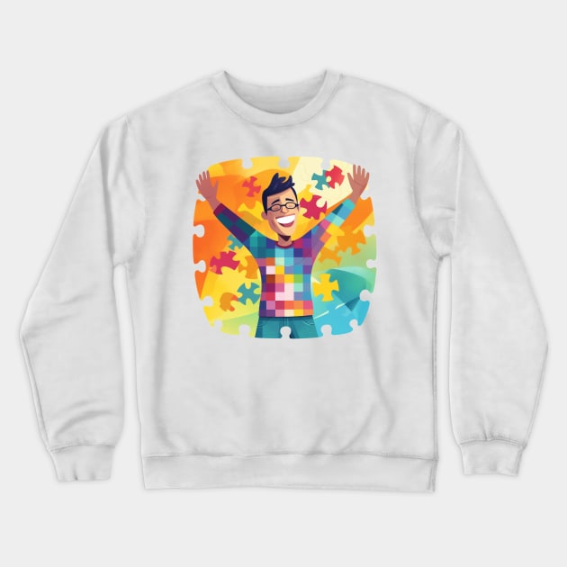 Be kind! Crewneck Sweatshirt by The Autism Awareness Shop